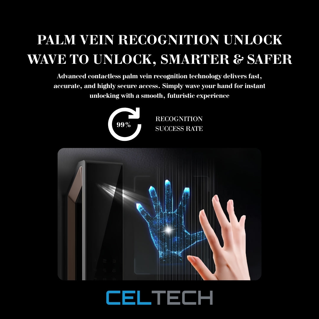 D16-AI 3D Facial & Palm Vein Recognition Smart Lock