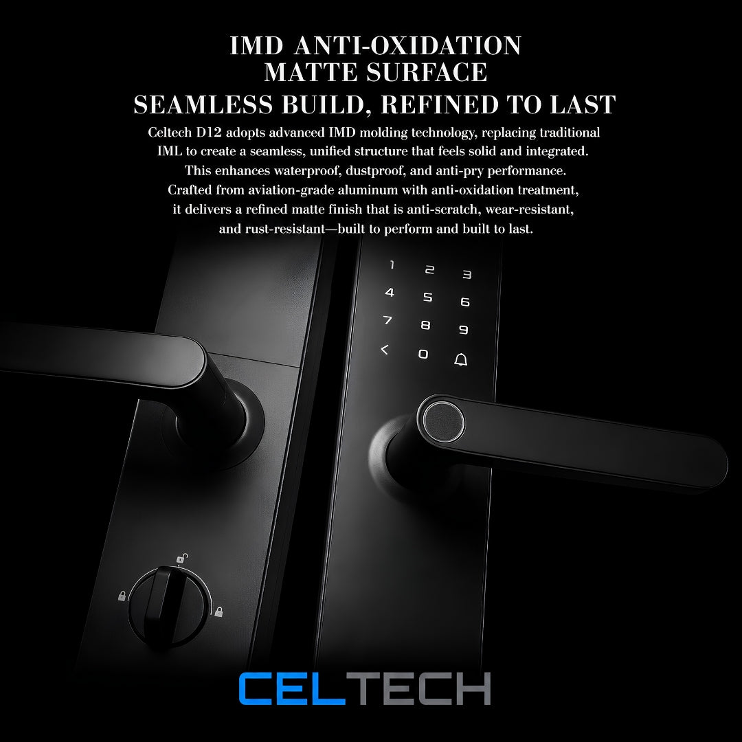 D12 Premium Door Lever Smart Lock