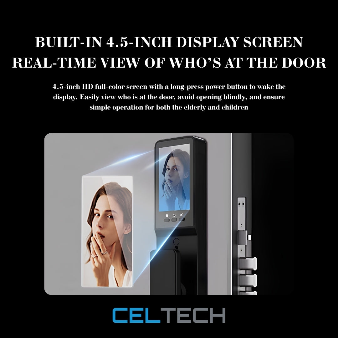 D16-AI 3D Facial & Palm Vein Recognition Smart Lock