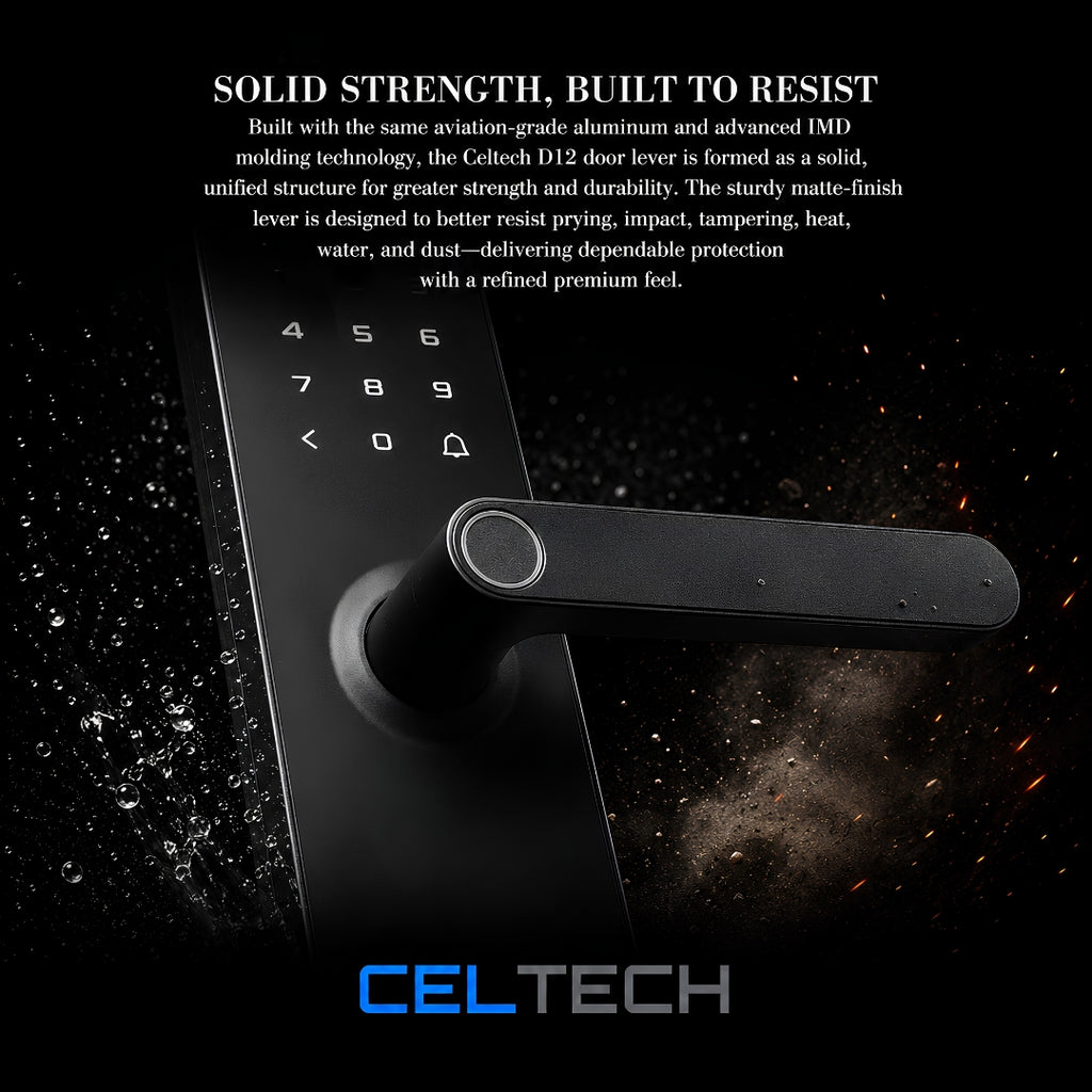 D12 Premium Door Lever Smart Lock