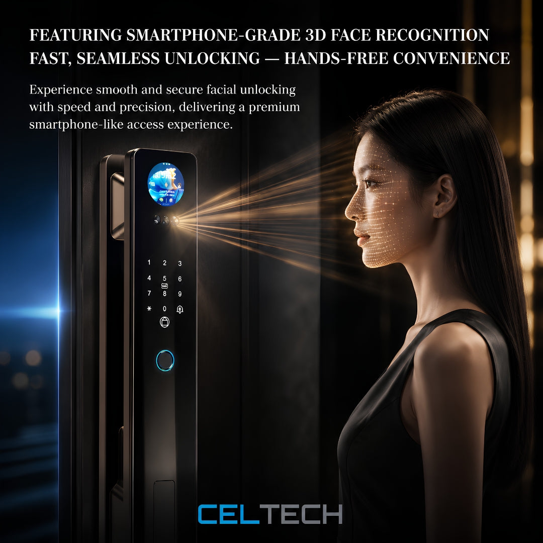 D49-AI 3D Facial & Palm Vein Recognition Smart Lock