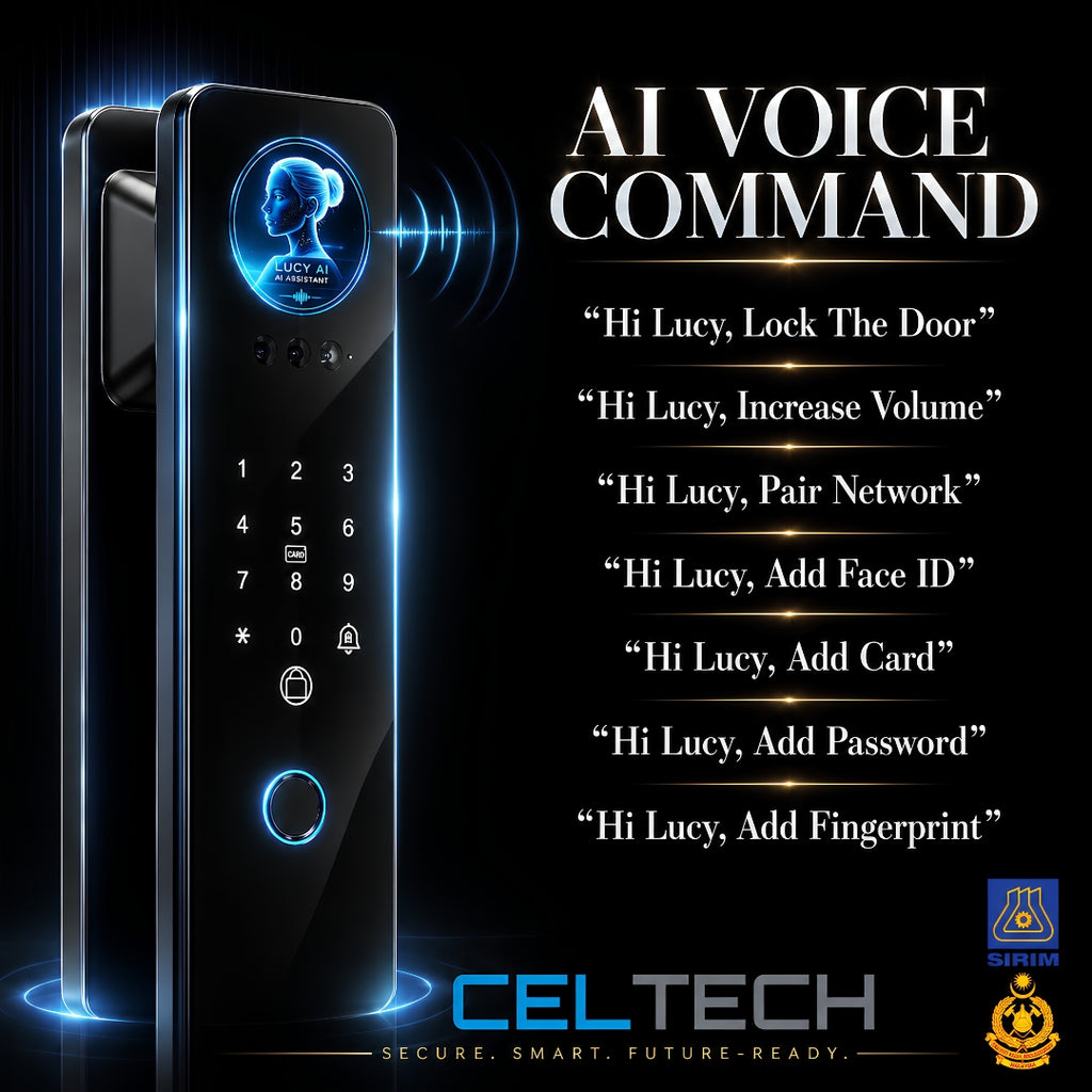 D49-AI 3D Facial & Palm Vein Recognition Smart Lock