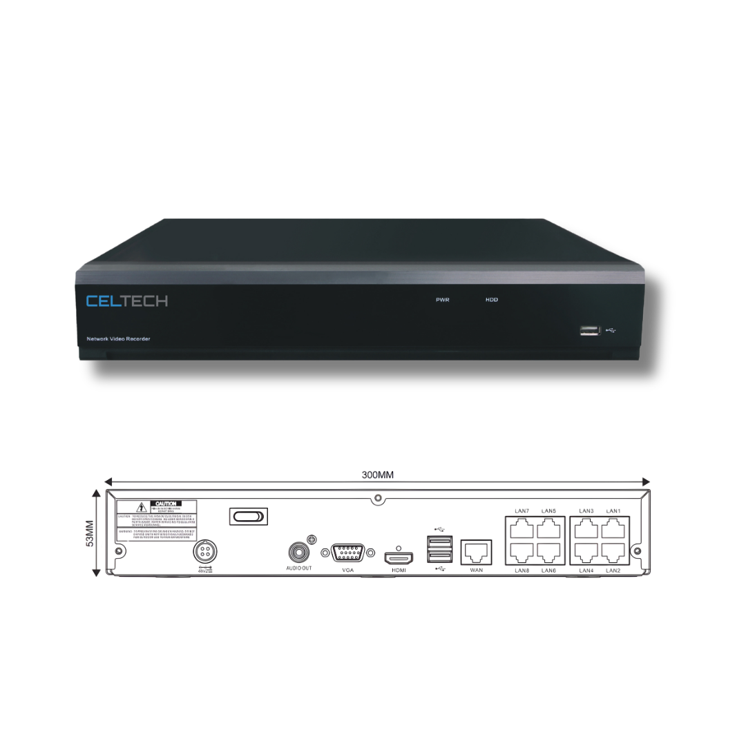 4K Network Video Recorder with PoE
