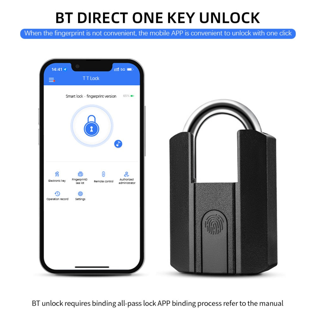 D916 Fingerprint Smart Padlock