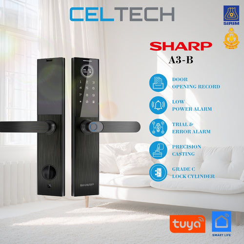 A3-B Lever Handle Smart Lock