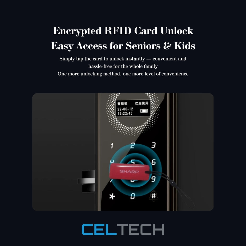 A3-B Lever Handle Smart Lock