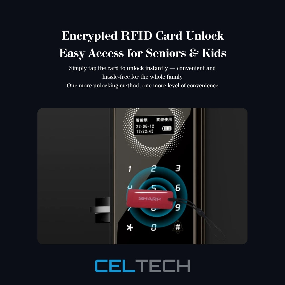 A3-B Lever Handle Smart Lock