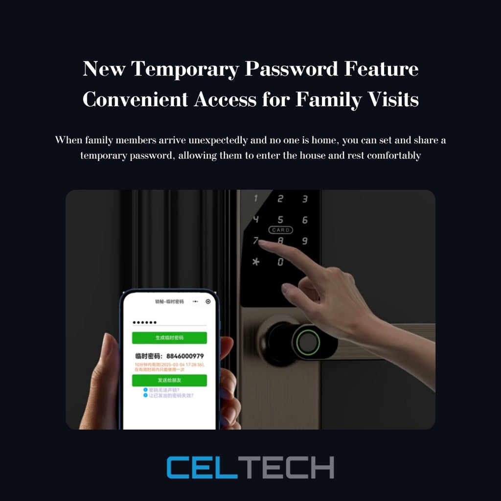 A3-B Lever Handle Smart Lock