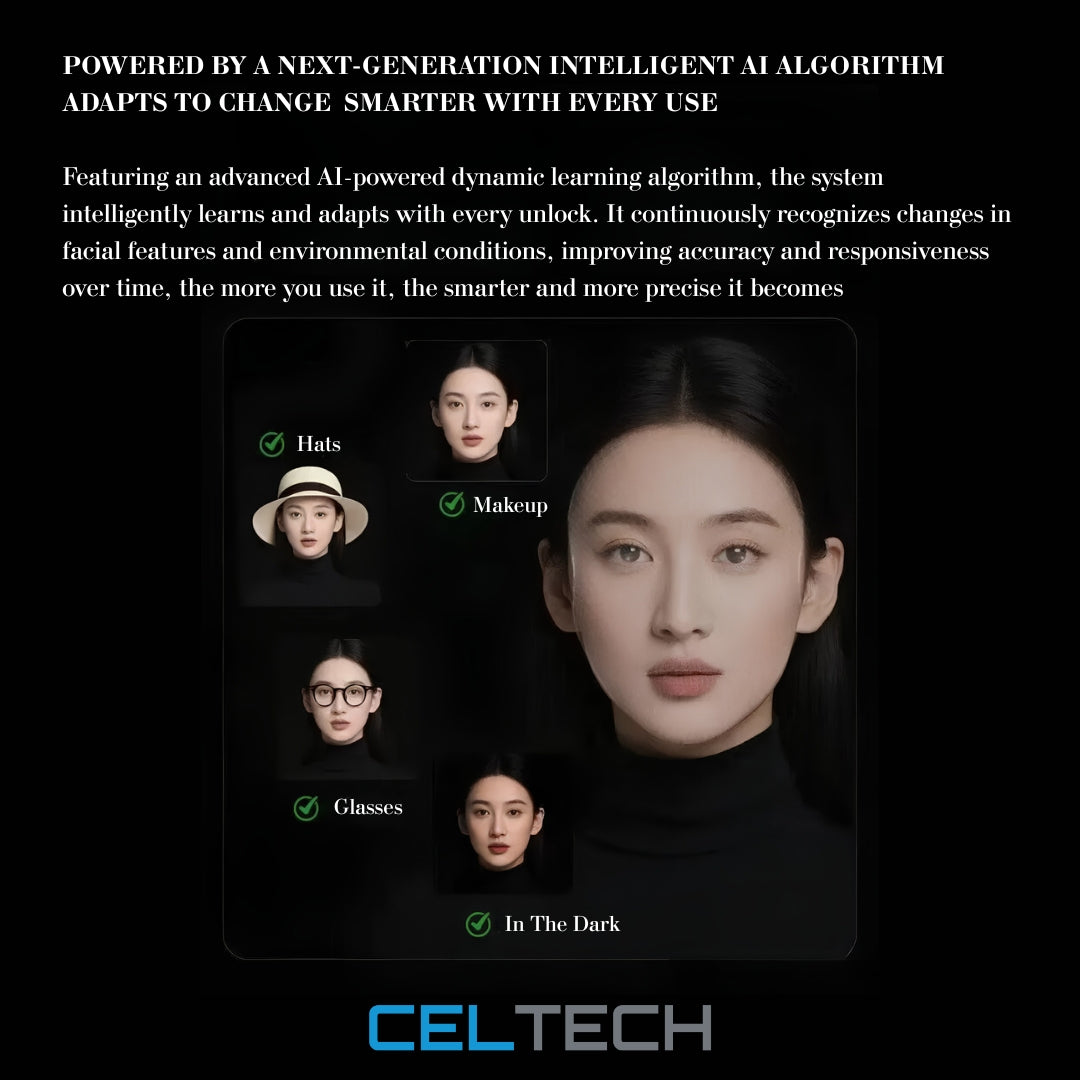 D49-AI 3D Facial & Palm Vein Recognition Smart Lock
