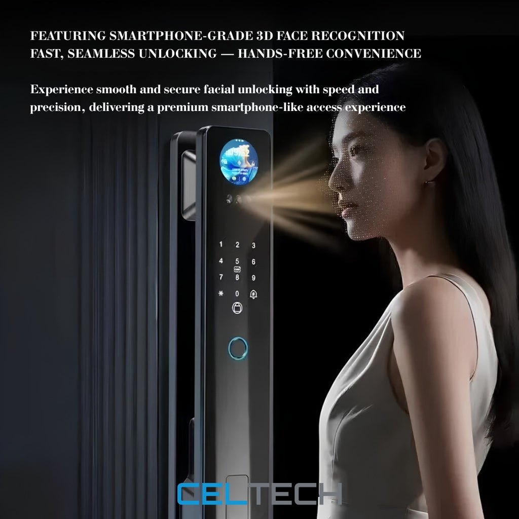 D49-AI 3D Facial & Palm Vein Recognition Smart Lock