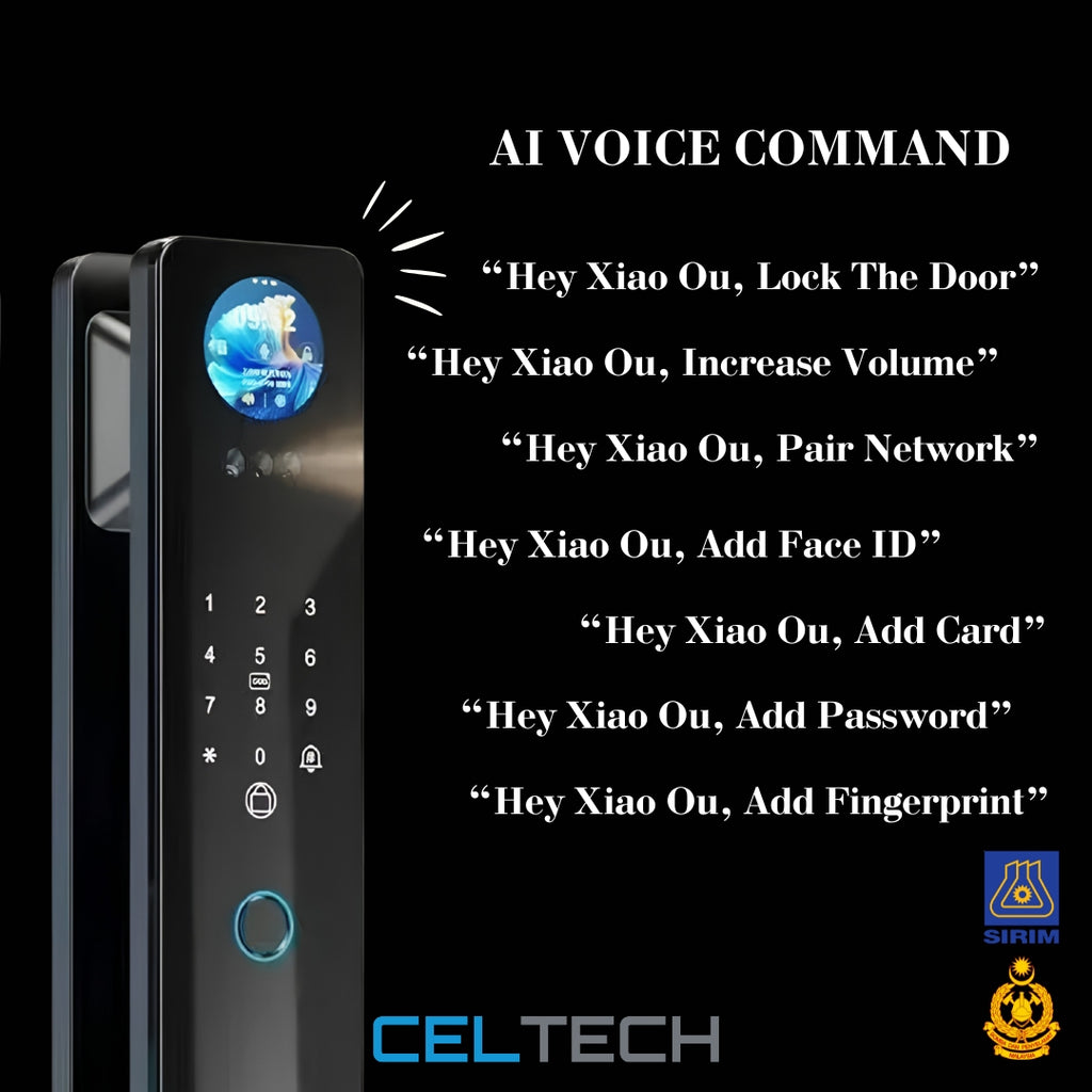 D49-AI 3D Facial & Palm Vein Recognition Smart Lock