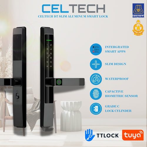 D7 Slim Aluminum Smart Lock
