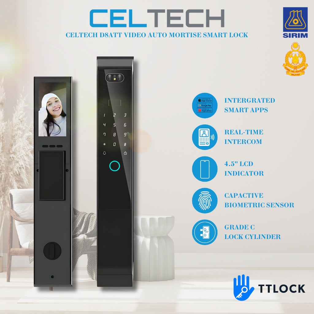 D8A-TT Face & Palm Vein Recognition Smart Lock