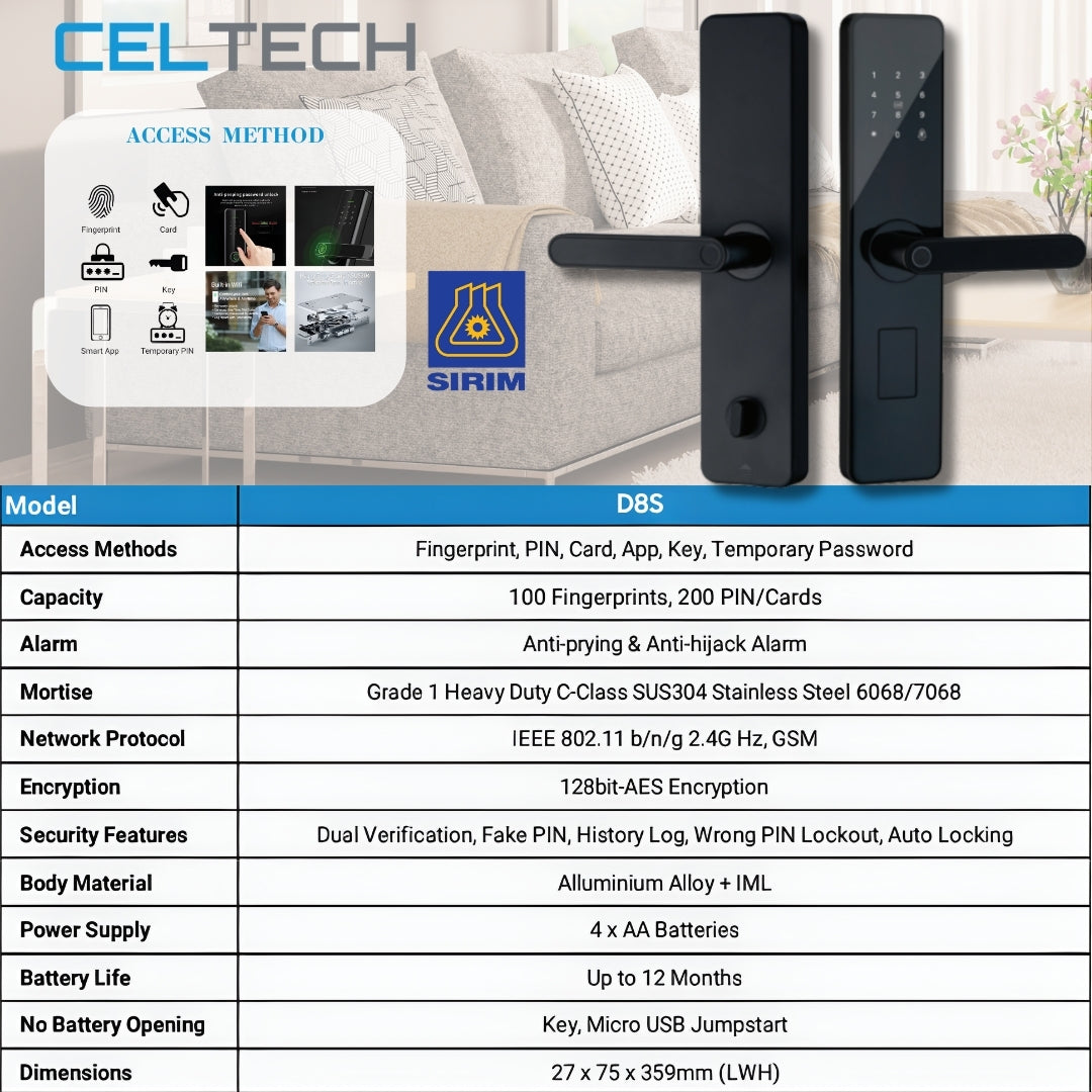 D8S Smart Lock Lite