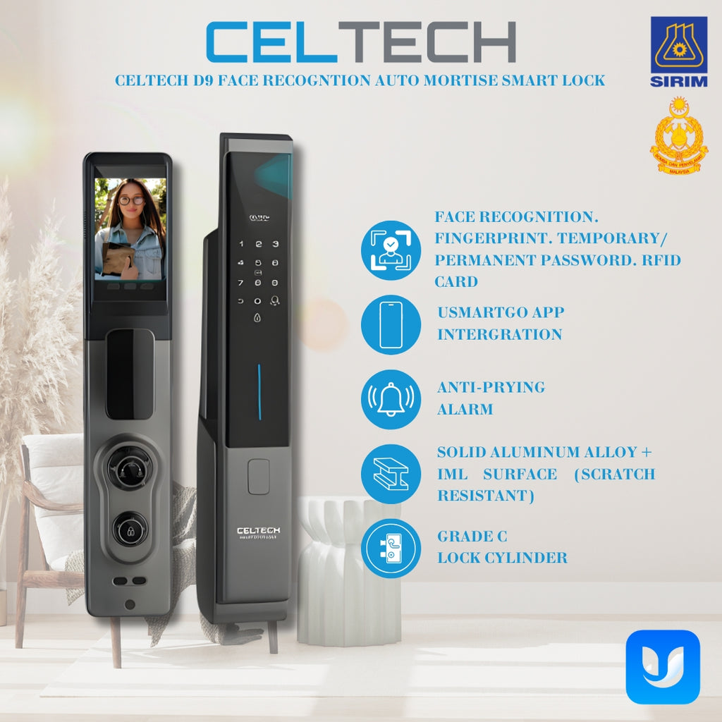 D9 3D Face Recognition Smart Lock