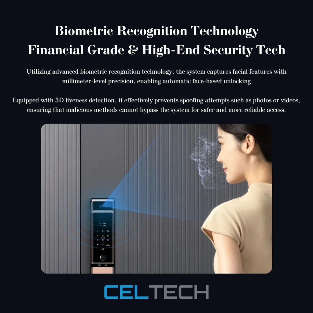DC700 Dual Lithium Face & Palm Vein Recognition Smart Lock
