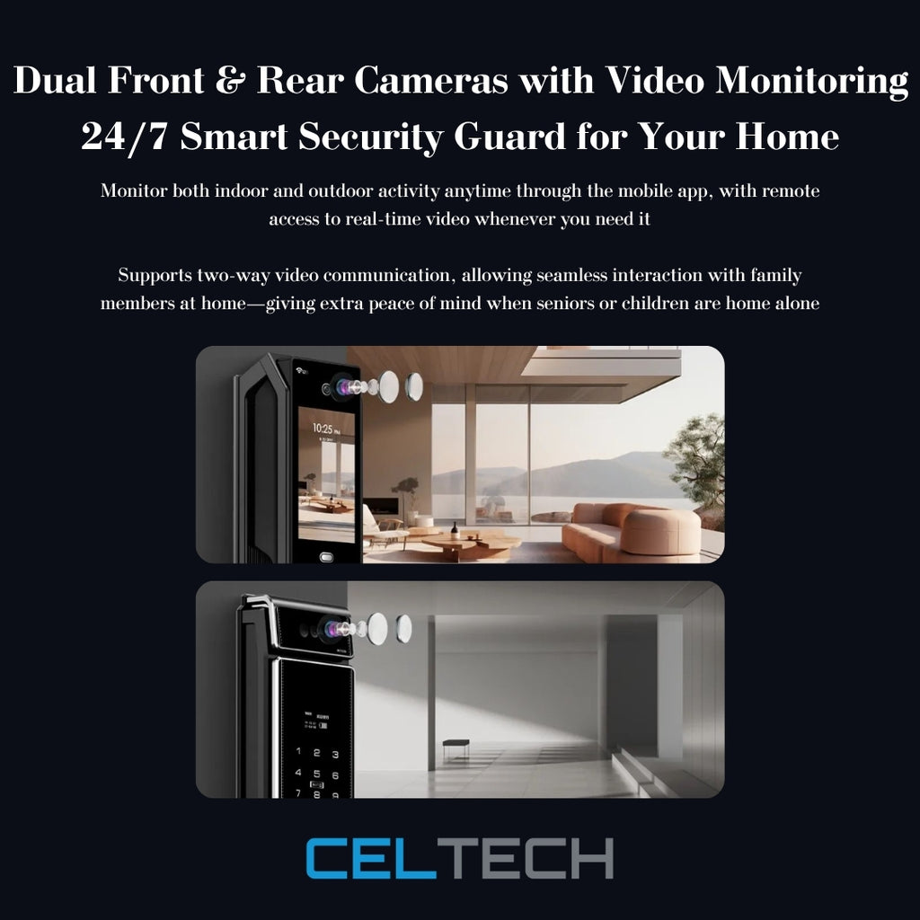 DC700 Dual Lithium Face & Palm Vein Recognition Smart Lock