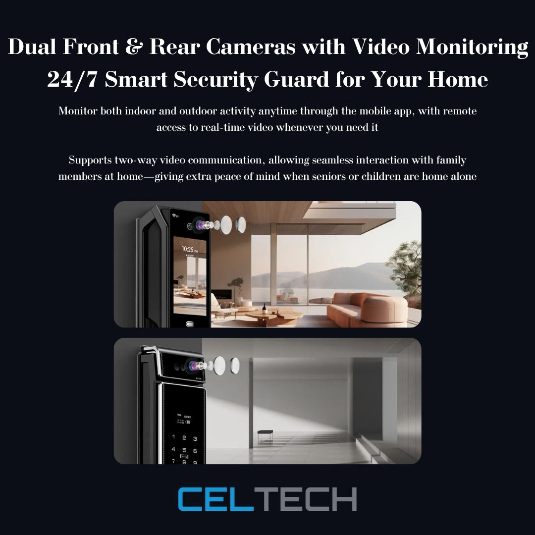 DC700 Dual Lithium Face & Palm Vein Recognition Smart Lock