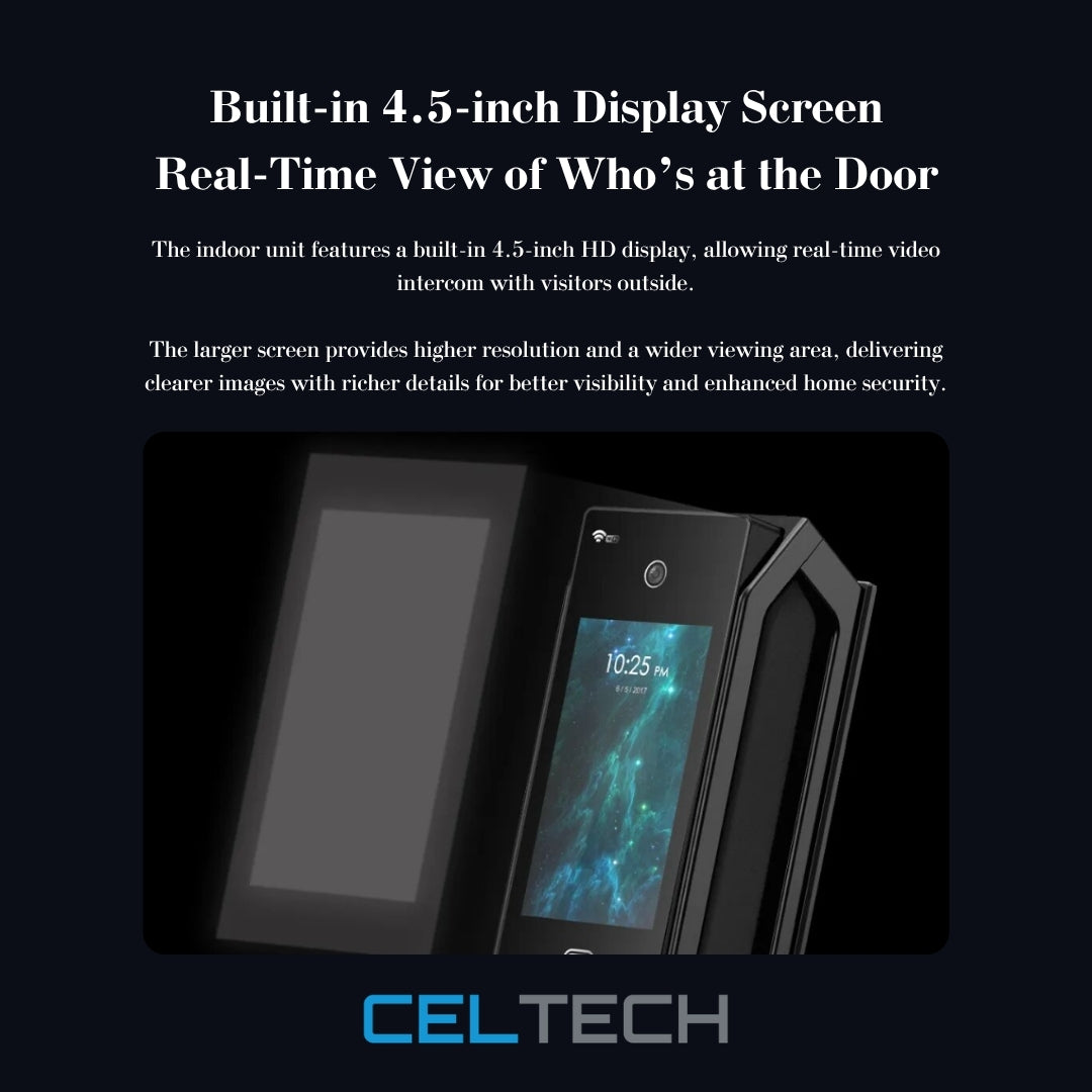 DC700 Dual Lithium Face & Palm Vein Recognition Smart Lock