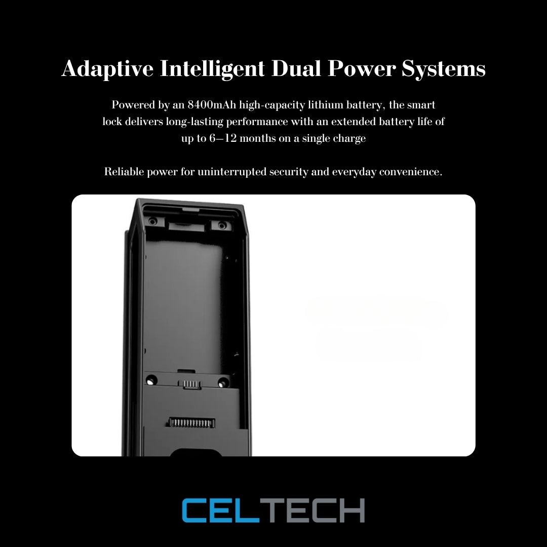 DC700 Dual Lithium Face & Palm Vein Recognition Smart Lock