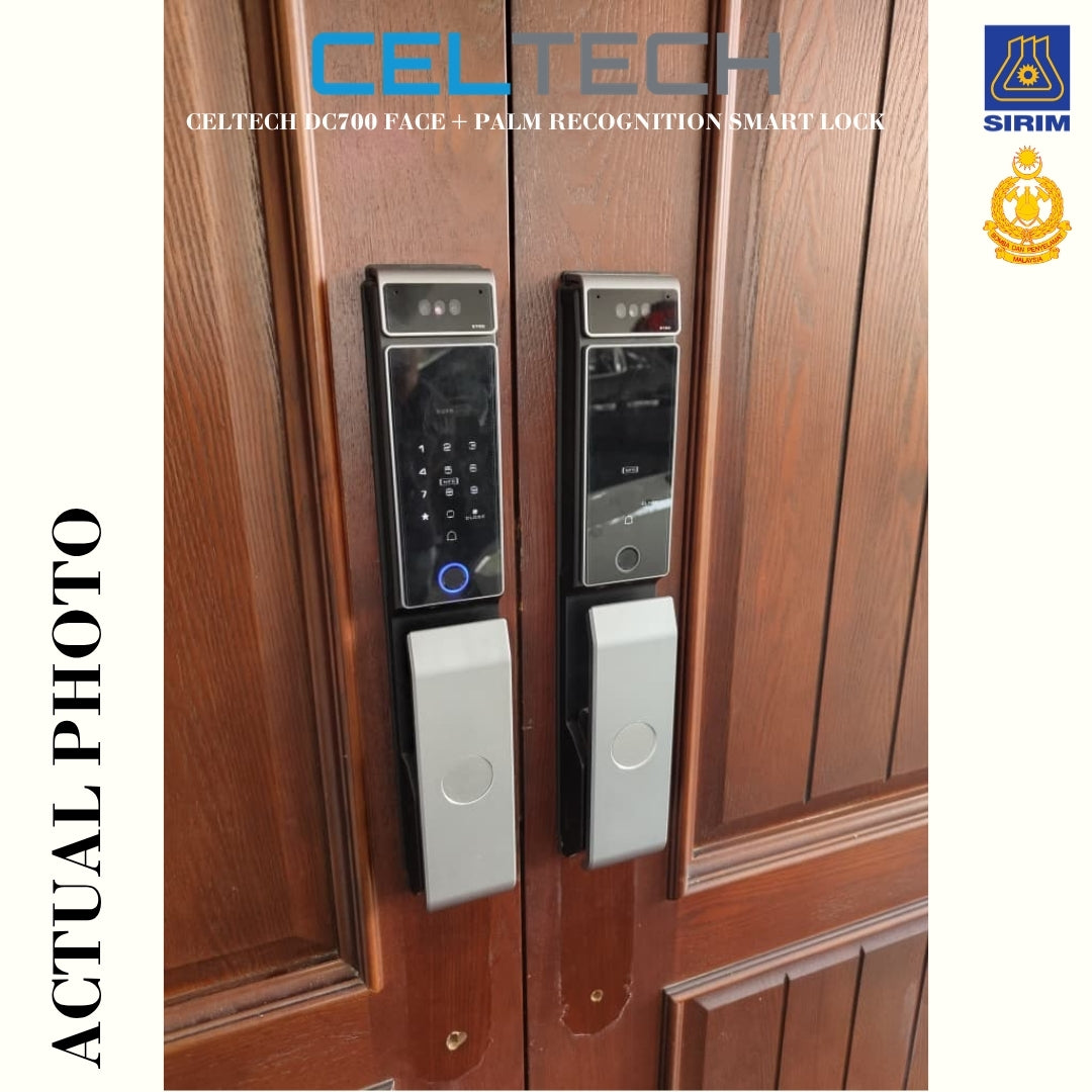 DC700 Dual Lithium Face & Palm Vein Recognition Smart Lock