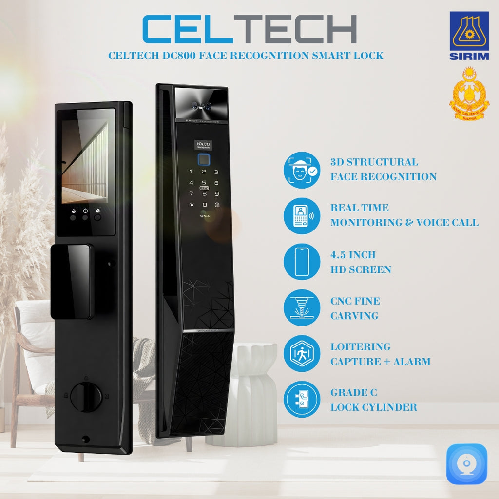 DC800 3D Face Recognition Smart Lock