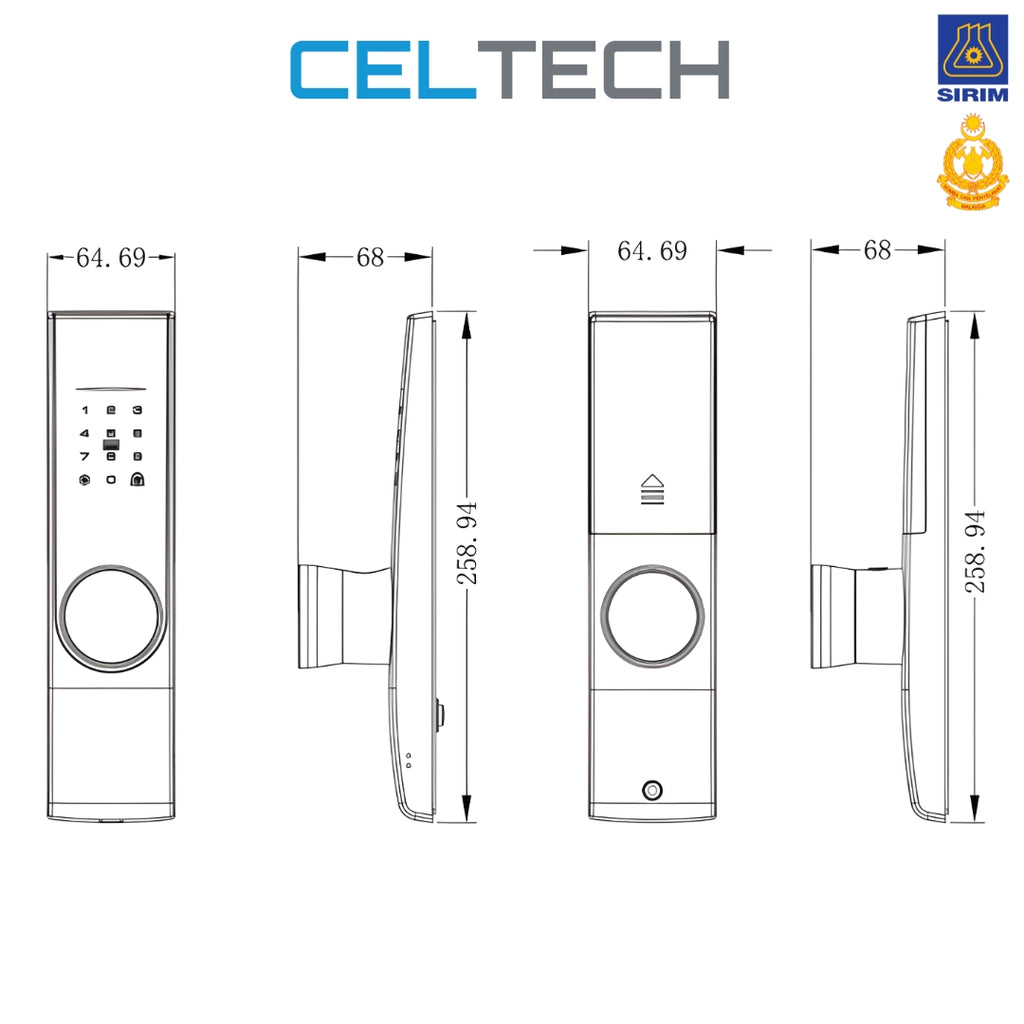 DR1 Room Smart Lock