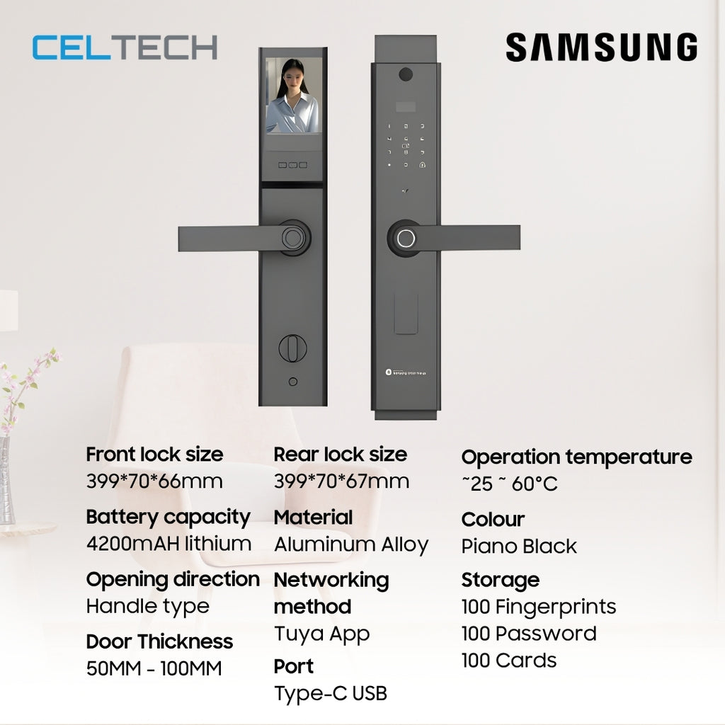 EX LCD Video Smart Lock
