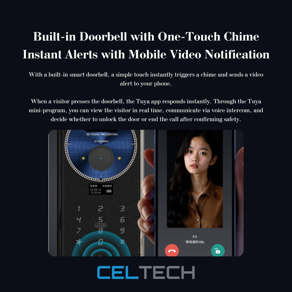 H7-FV Face & Palm Vein Recognition Smart Lock