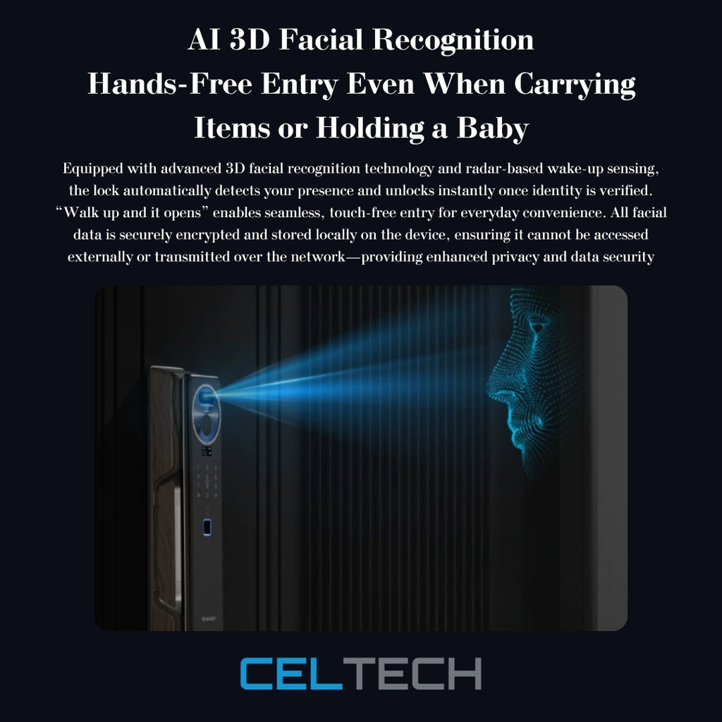 H7-FV Face & Palm Vein Recognition Smart Lock