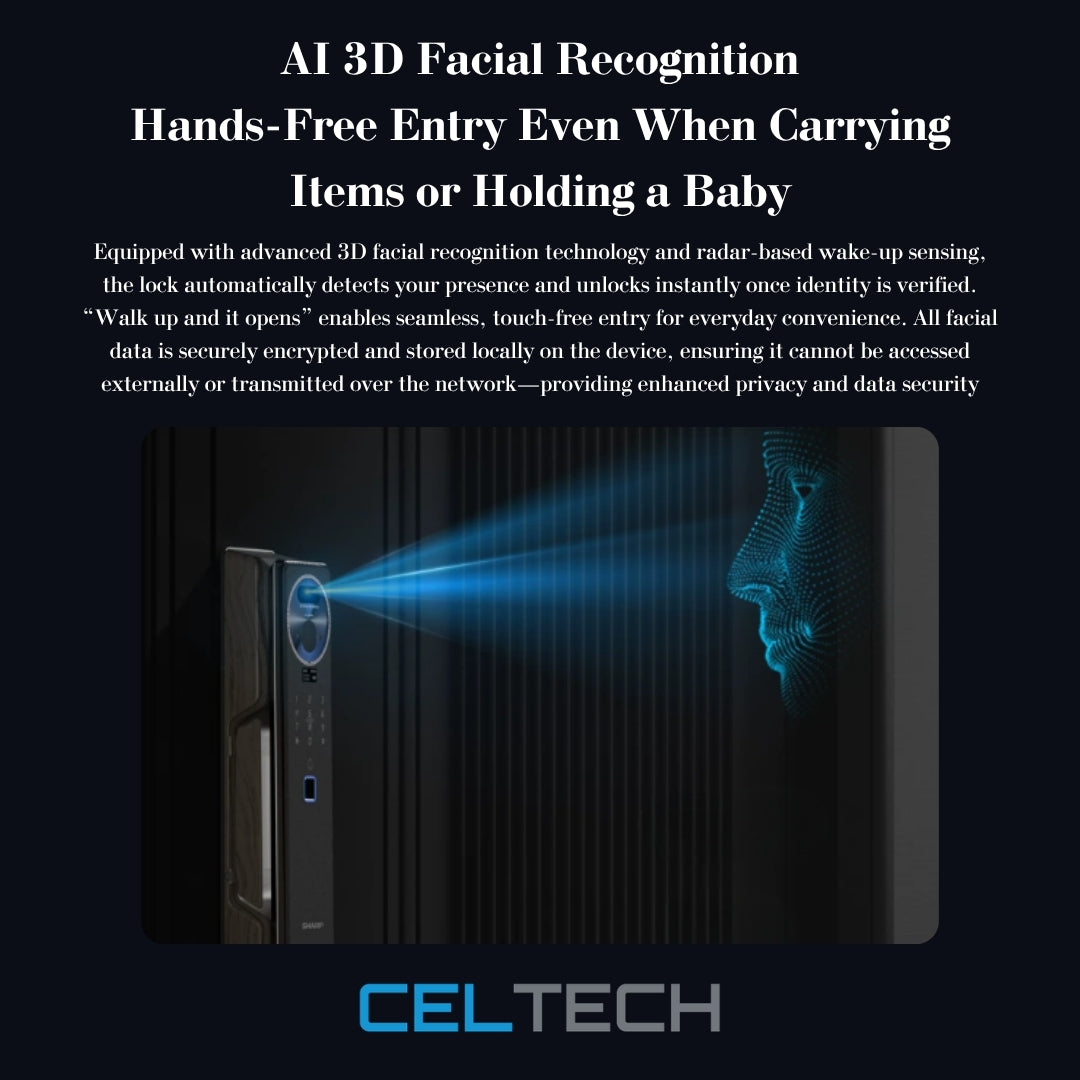 H7-FV Face & Palm Vein Recognition Smart Lock
