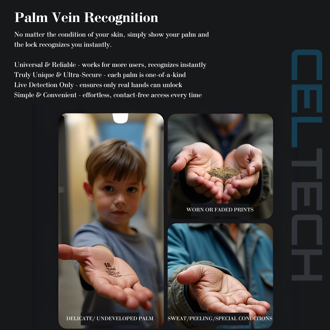 H7-FV Face & Palm Vein Recognition Smart Lock