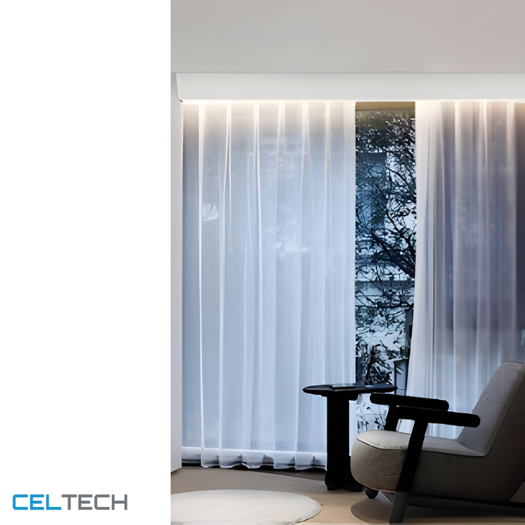 LED Curtain Track Housing Box