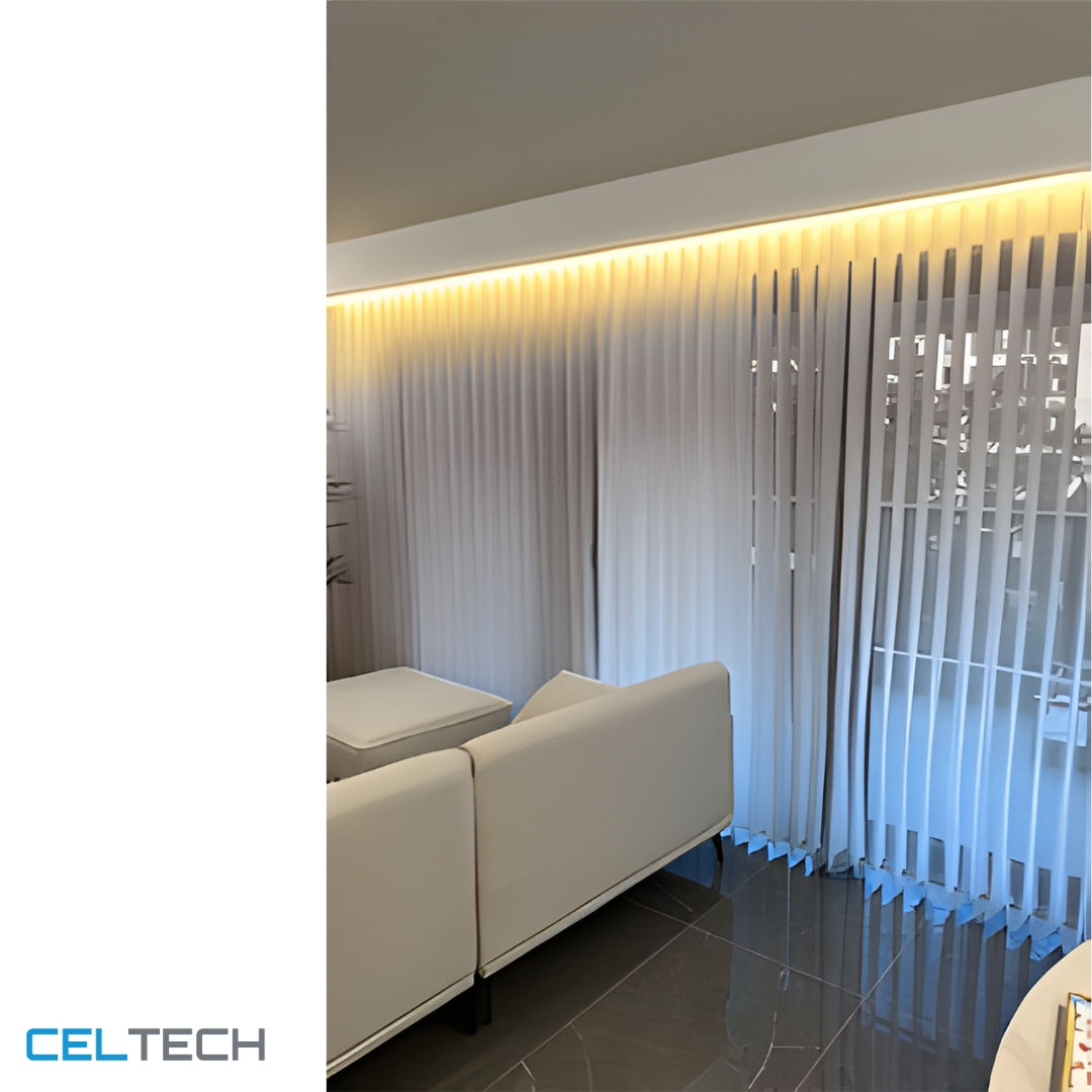 LED Curtain Track Housing Box