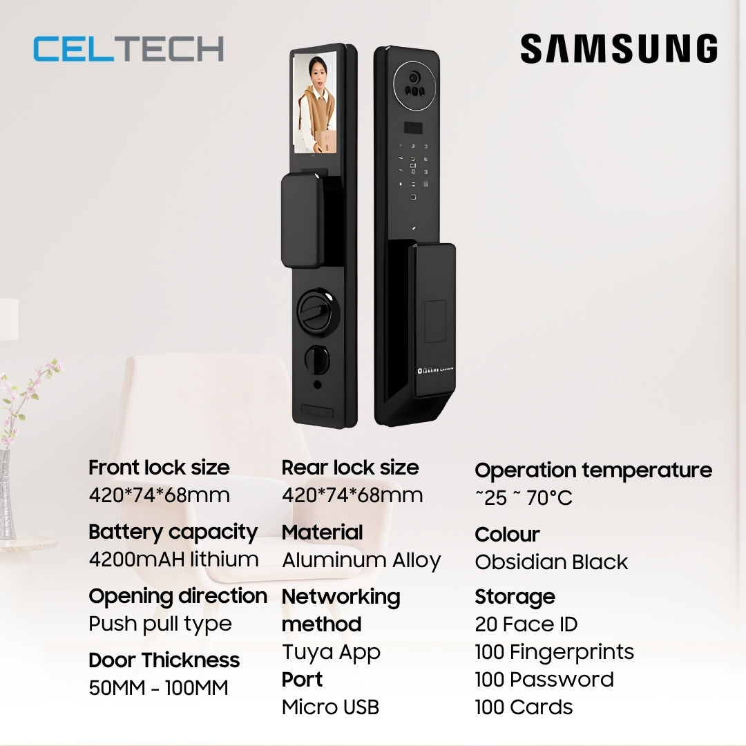 R50V Max Face Recognition Smart Lock