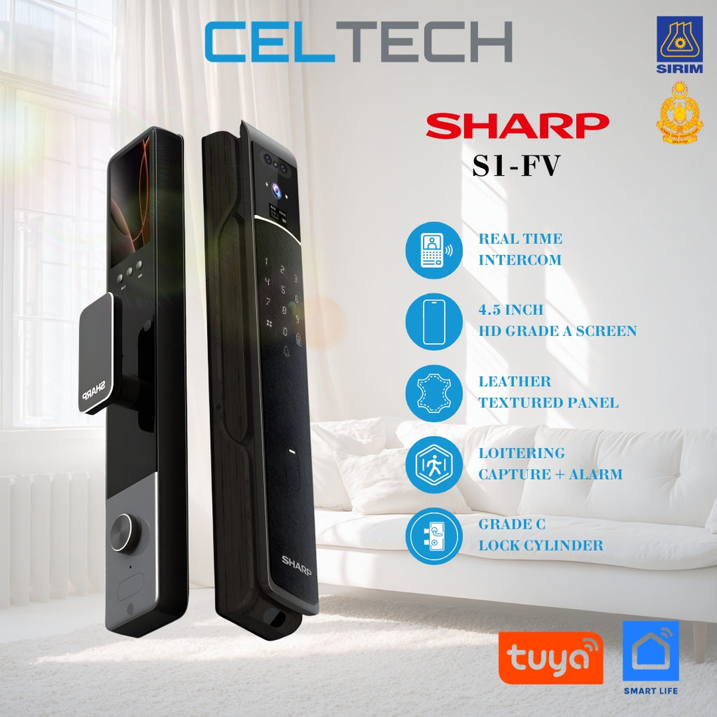 S1-FV Face & Palm Vein Recognition Smart Lock