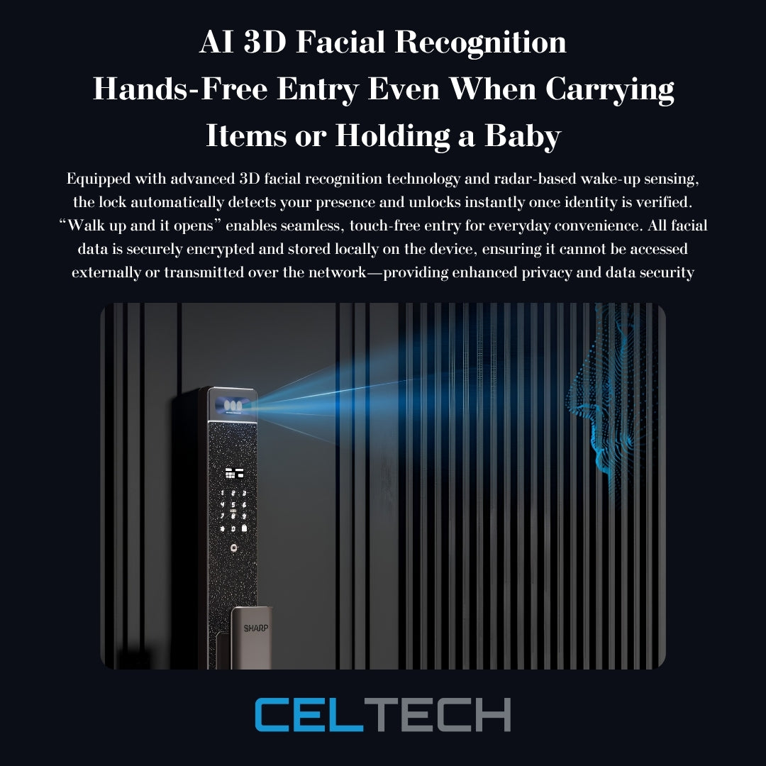 S5-FV Face & Palm Vein Recognition Smart Lock