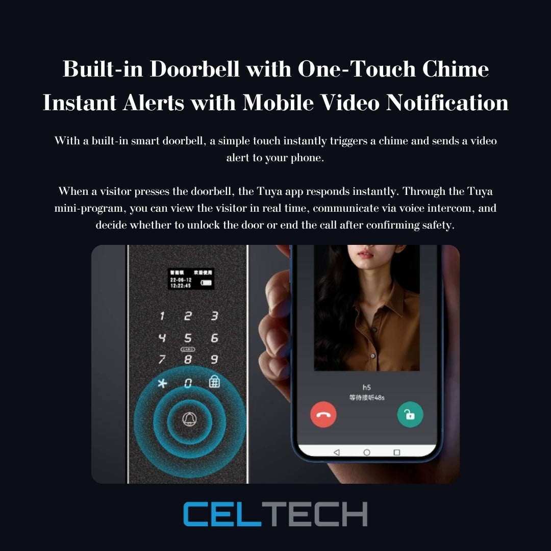 S5-FV Face & Palm Vein Recognition Smart Lock