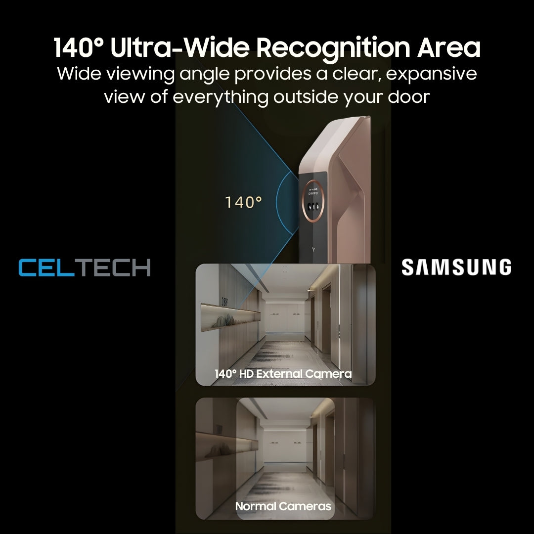 X9 Biometric 3D Face & Palm Recognition Smart Lock
