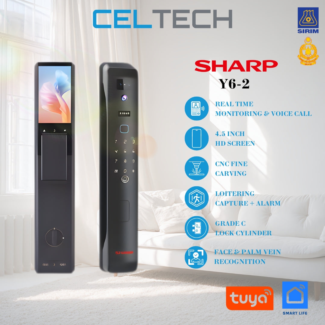Y6-FV-2 Face & Palm Vein Recognition Smart Lock