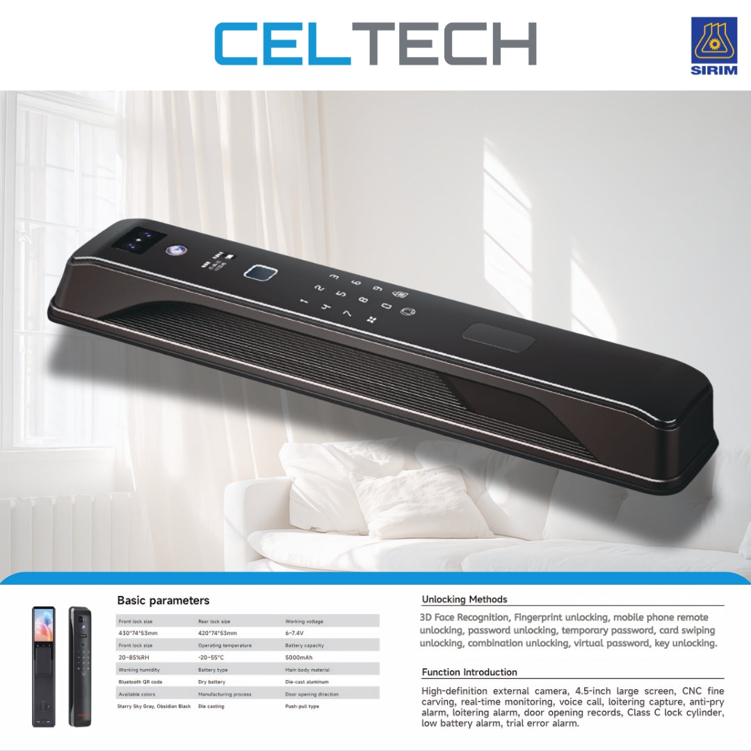Y6-FV-2 Face & Palm Vein Recognition Smart Lock