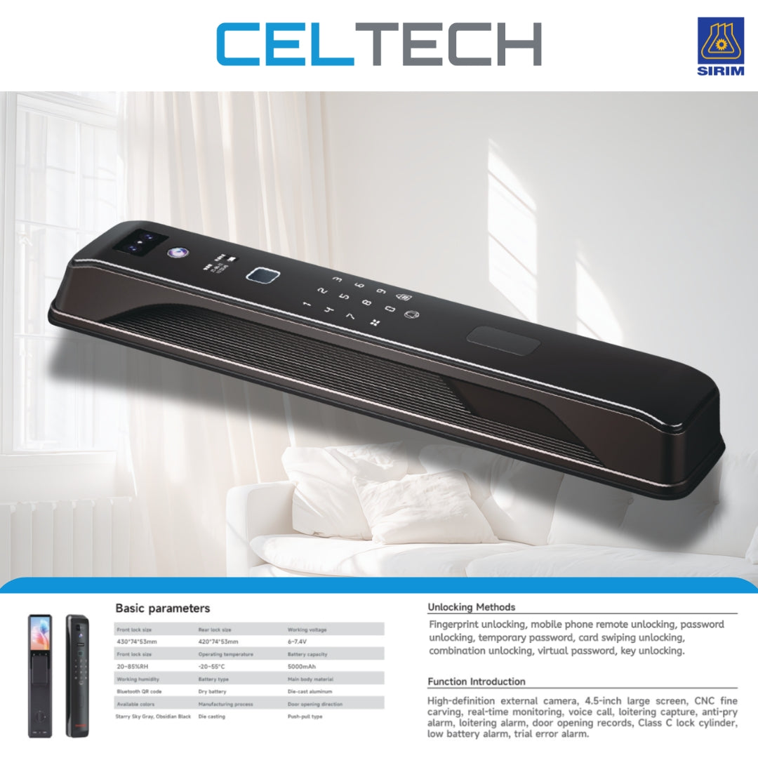 Y6-FV-3 WiFi Intercom Smart Lock